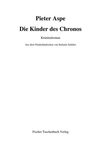 Die Kinder des Chronos