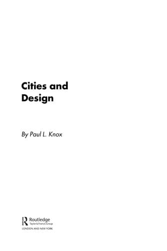 Cities and design
