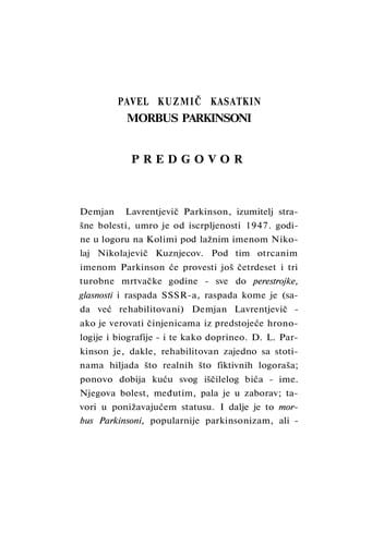 Uspon i pad Parkinsonove bolesti