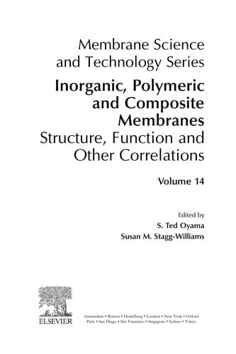 Inorganic, polymeric and composite membranes