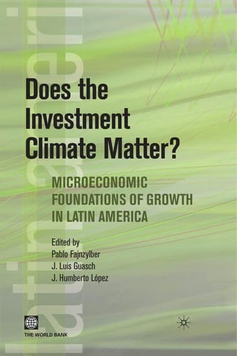 Does the investment climate matter?