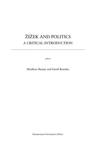 Žižek and politics