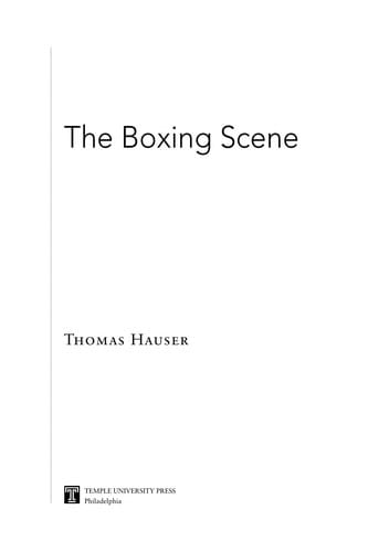 The boxing scene