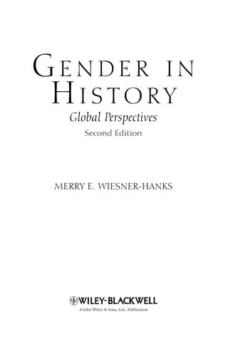 Gender in history