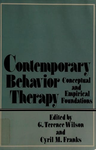 Contemporary behavior therapy