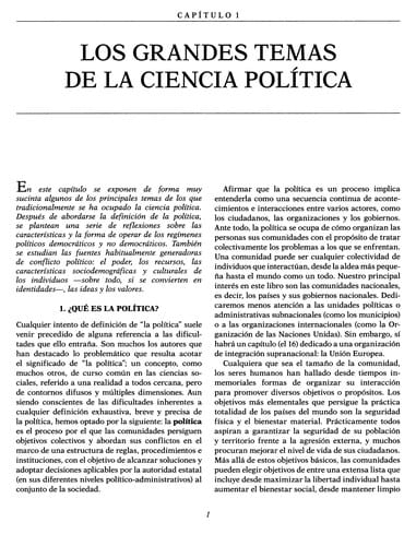La Ciencia Politica