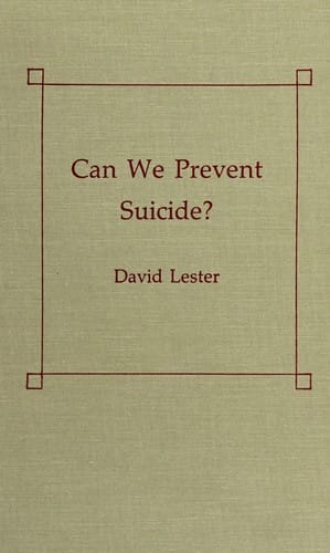 Can we prevent suicide?