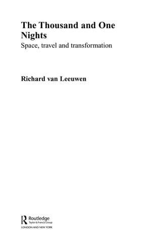 THOUSAND AND ONE NIGHTS: SPACE TRAVEL AND TRANSFORMATION