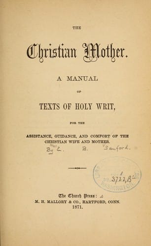The Christian mother
