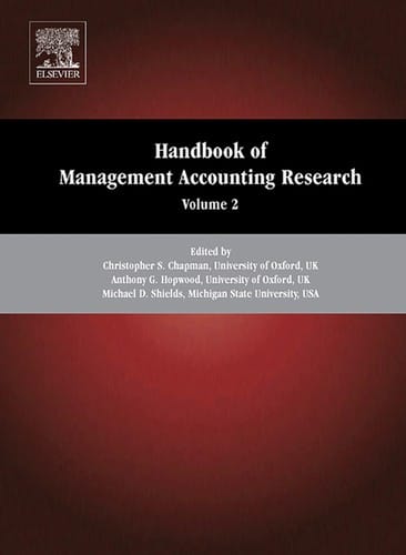Handbook of management accounting research