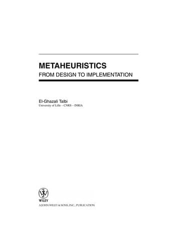 Metaheuristics