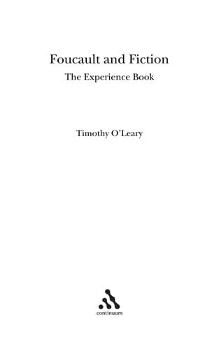 Foucault and fiction