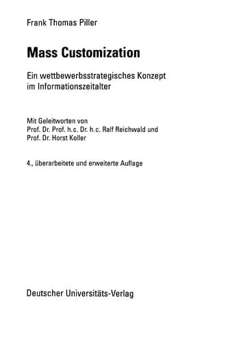 Mass Customization