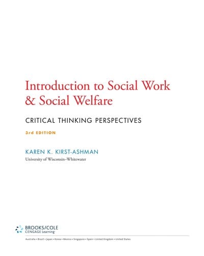 Introduction to social work & social welfare