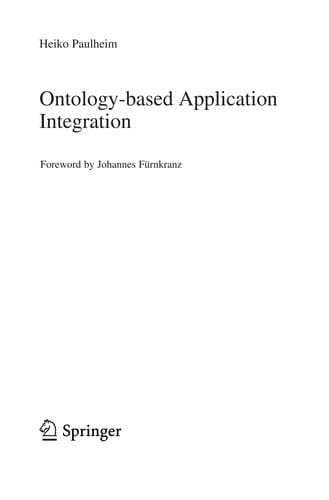 Ontology-based Application Integration