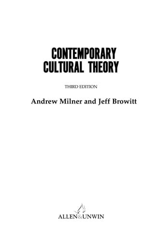 Contemporary Cultural Theory
