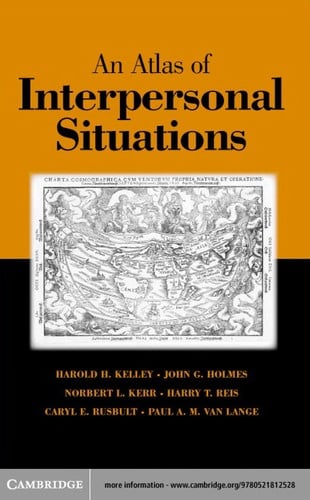 An atlas of interpersonal situations