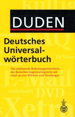 Duden. Deutsches Universalwörterbuch A - Z. Mit CDROM. Auf der Grundlage der neuen amtlichen Rechtschreibregeln.