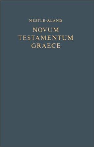Greek New Testament-FL-Nestle-Aland-Wide Margin
