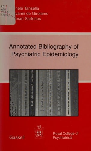 Annotated bibliography of psychiatric epidemiology