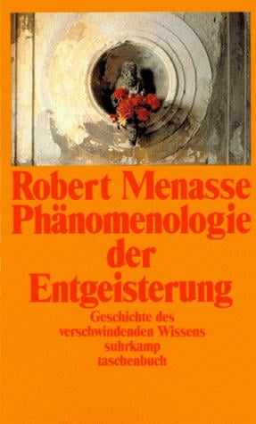 Phänomenologie der Entgeisterung: Geschichte des verschwindenden Wissens