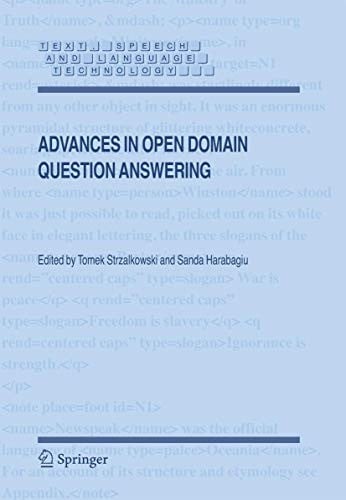 Advances in Open Domain Question Answering