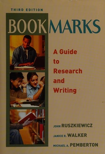 Bookmarks: a guide to research and writing