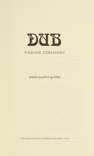 Dub: Finding Ceremony