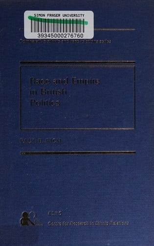Race and empire in British politics