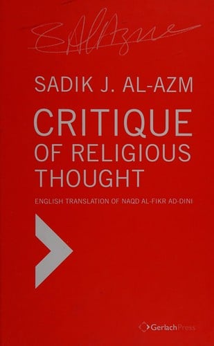 Critique of religious thought
