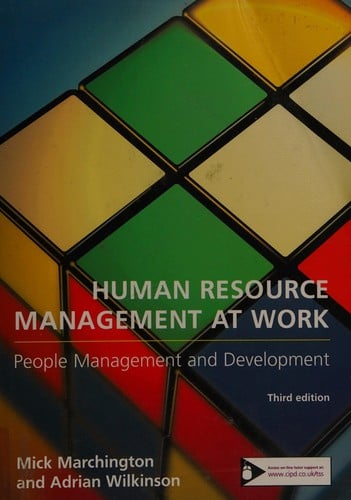 Human resource management at work: people management and development