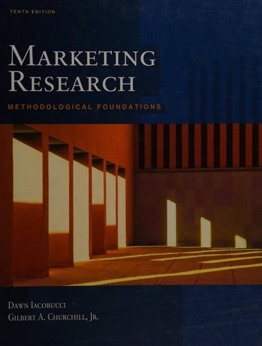 Marketing research: methodological foundations