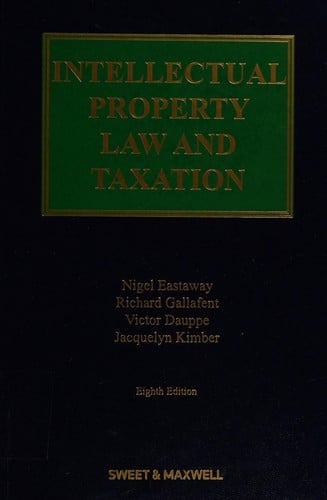 Intellectual property law and taxation