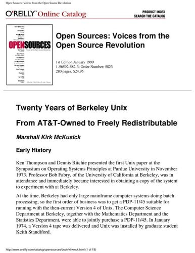 Open sources: voices from the open source revolution