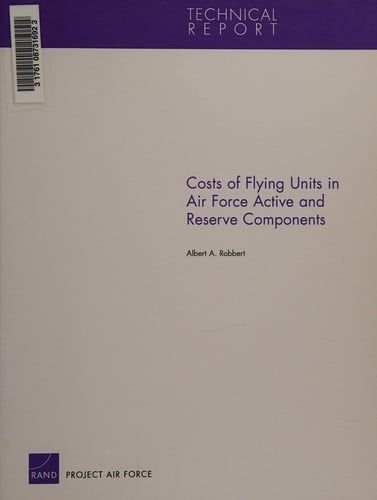 Costs of flying units in Air Force active and reserve components