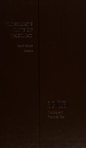 Halsbury's laws of England