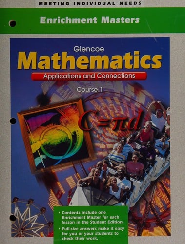 Mathematics: Enrichment masters : applications and connections