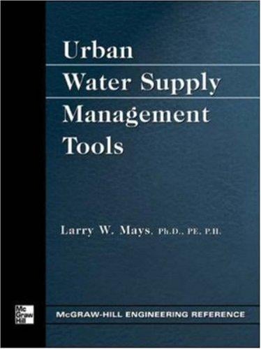 Urban Water Supply Management Tools