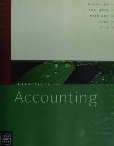 Principles of accounting