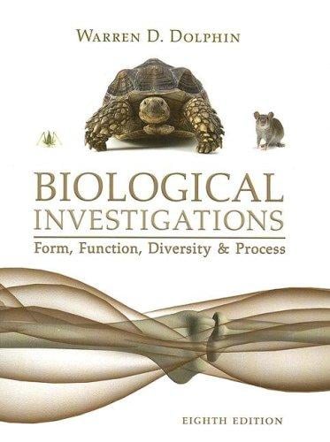Biological Investigations Lab Manual