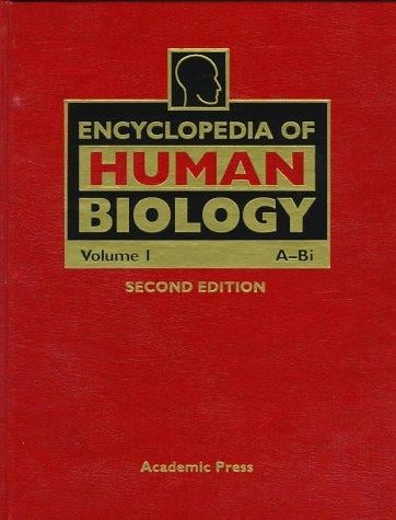 Encyclopedia of Human Biology, 9 Volume Set (Encyclopedia of Human Biology)