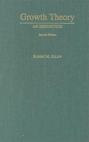 Growth theory: an exposition