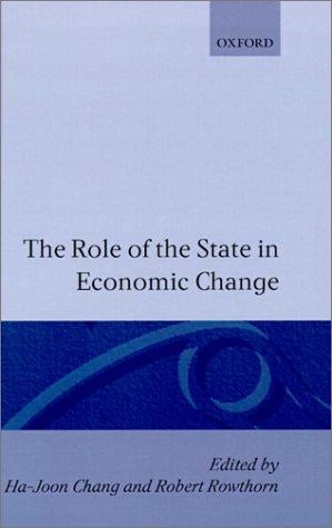 The role of the state in economic change