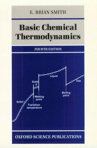 Basic chemical thermodynamics