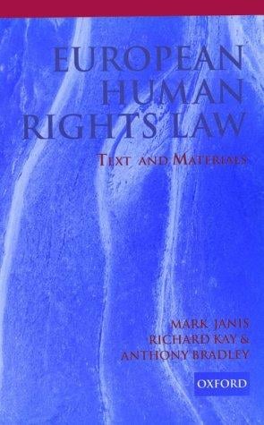 European human rights law: text and materials