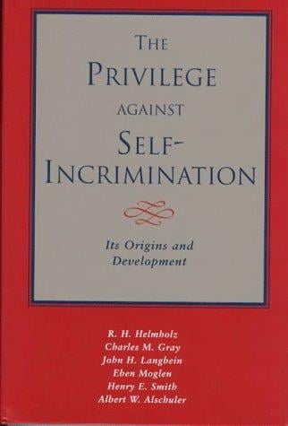 The Privilege against Self-Incrimination: Its Origins and Development