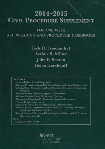 2014-2015 civil procedure supplement