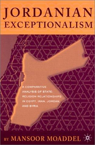 Jordanian exceptionalism: a comparative analysis of state-religion relationships in Egypt, Iran, Jordan, and Syria