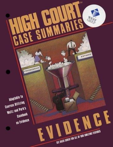 Evidence (High Court Case Summaries Ser)