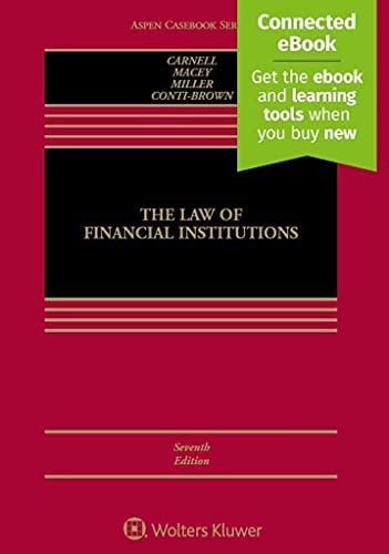 The Law of Financial Institutions [Connected eBook]